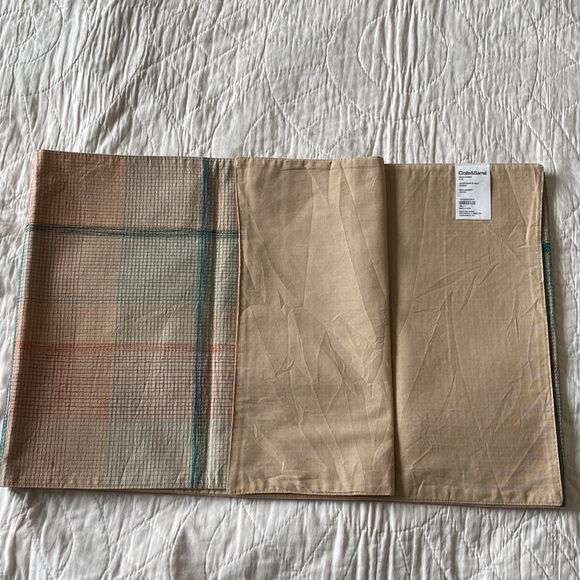 Crate & Barrel Plaid Rhoda Runner - Picture 8 of 8